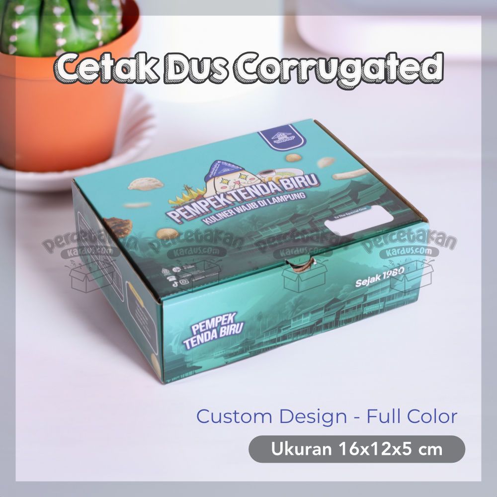 custom corrugated 16x12x5 cm FC