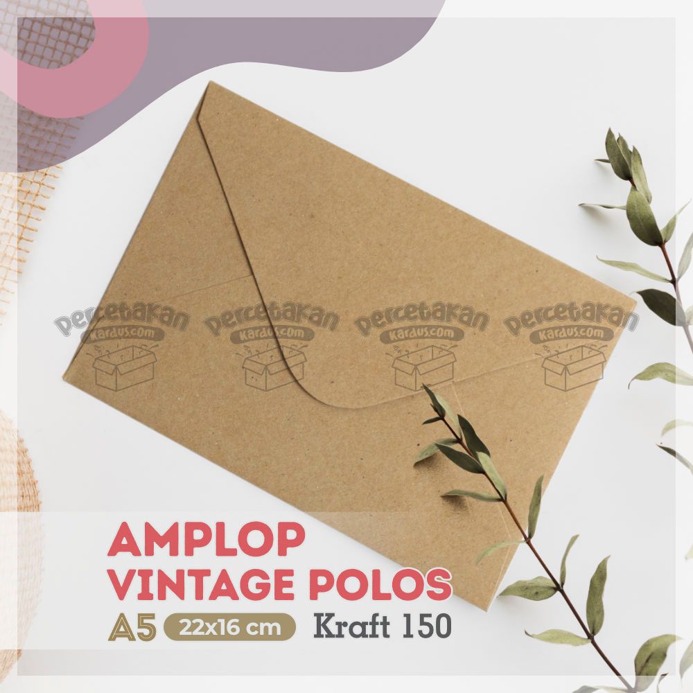 Amplop kraft a5