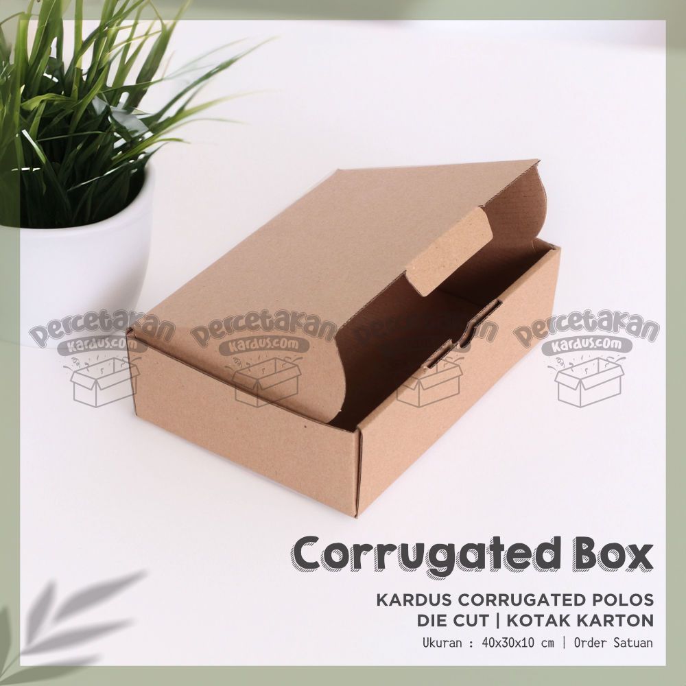 Box corrugated 40x30x10 cm