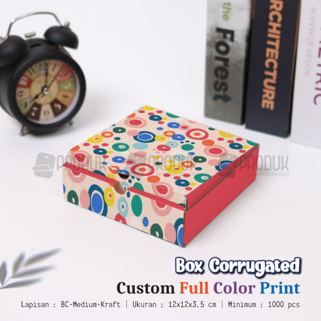 custom corrugated 12x12x3.5cm FC