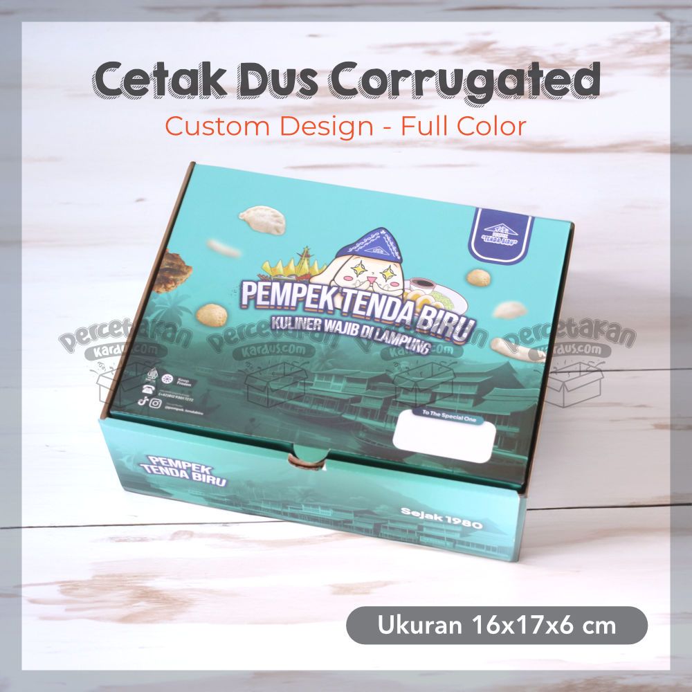 custom corrugated 16x17x6 cm FC