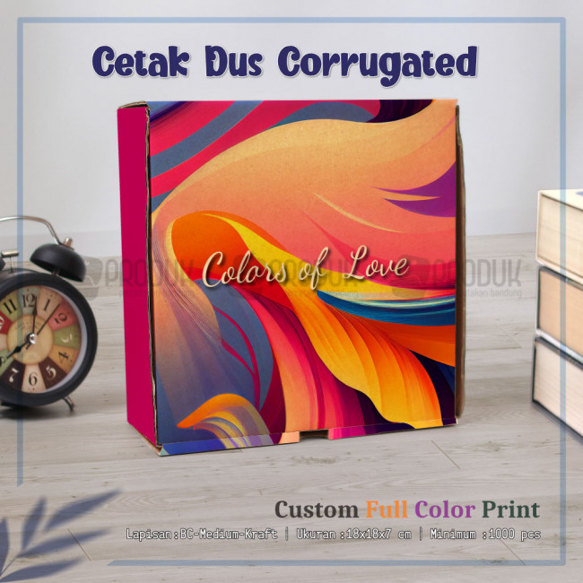 custom corrugated 18x18x7 cm FC