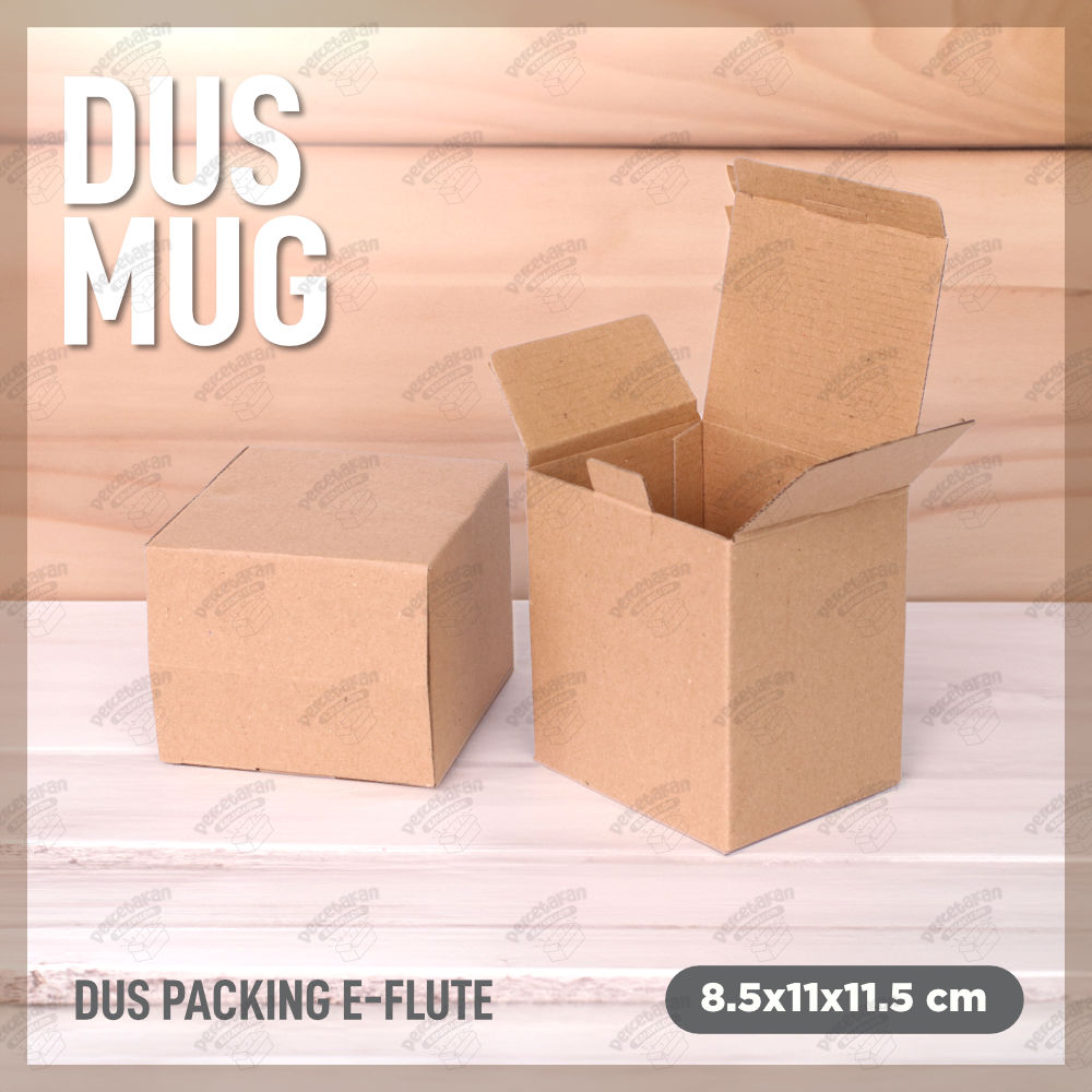 Box corrugated mug 8.5x11x11.5 cm
