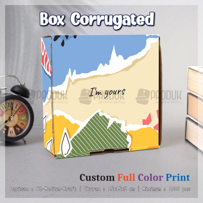 custom corrugated 15x15x5 cm FC