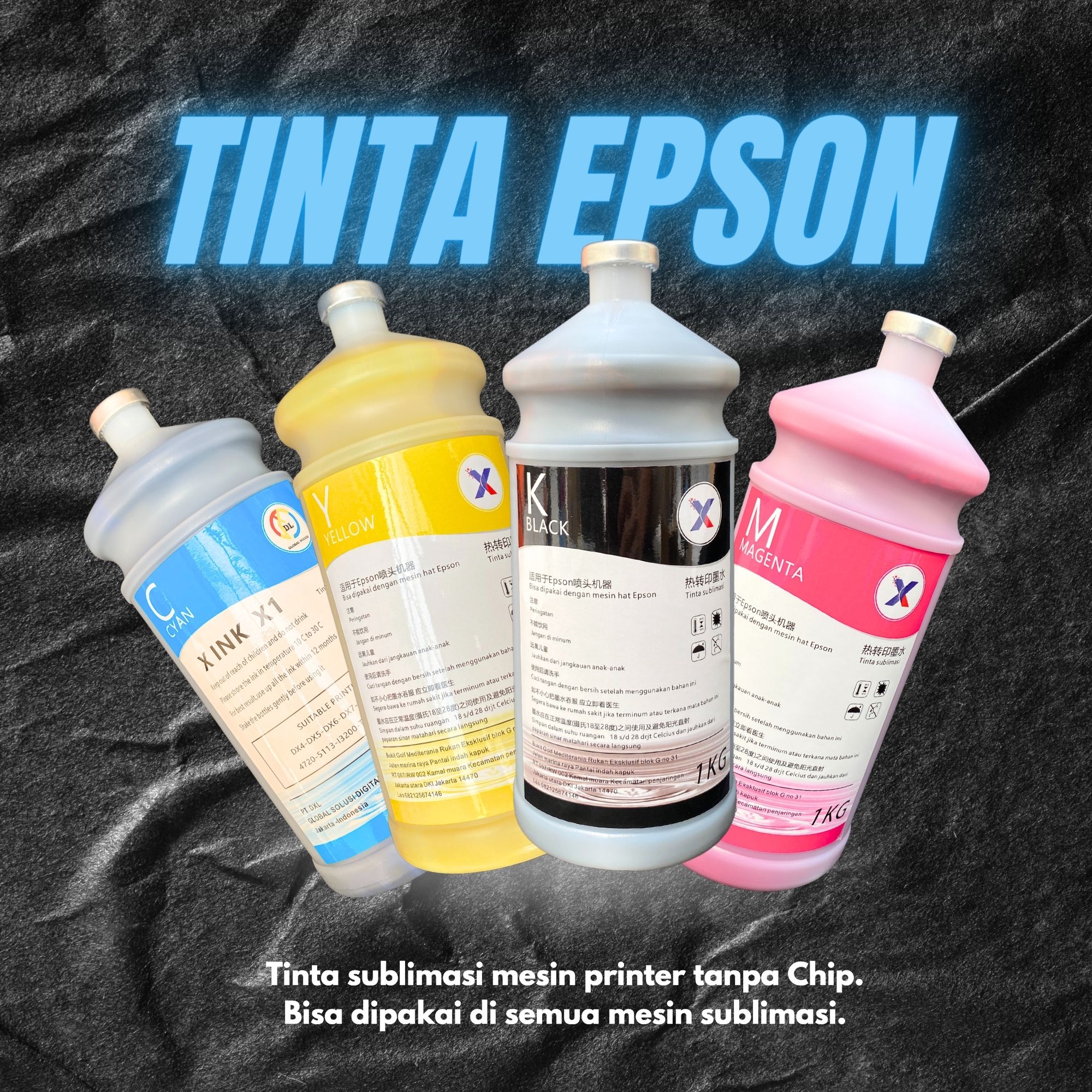 Tinta sublim botol