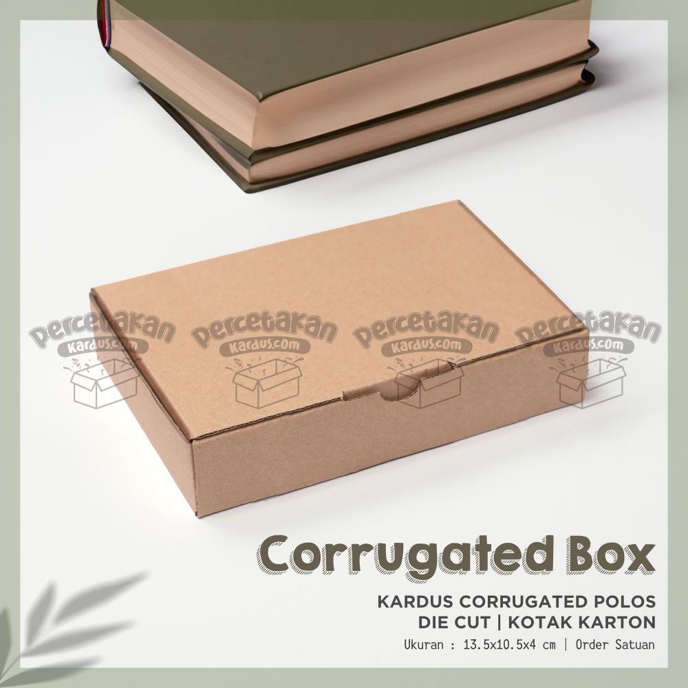 Box corrugated 13.5x10.5x4 cm