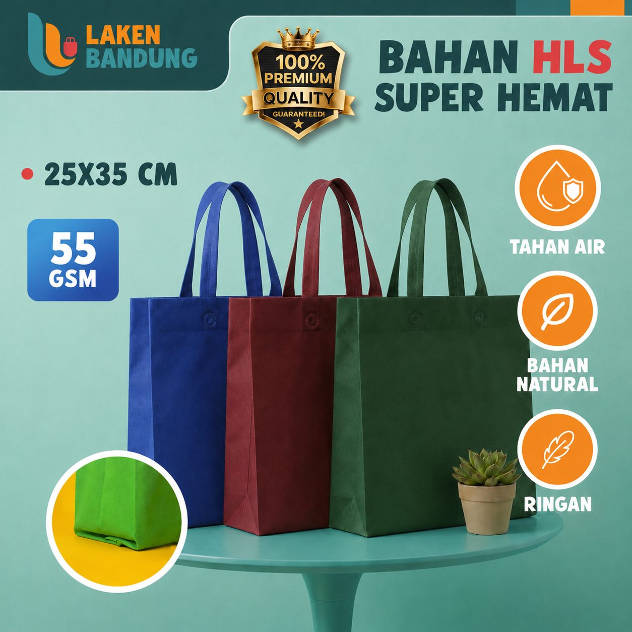 HLS 25X35X8 55 GSM
