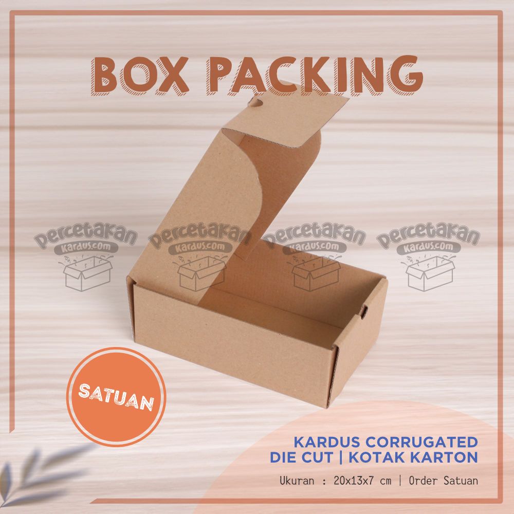 Box corrugated 13x20x7 cm