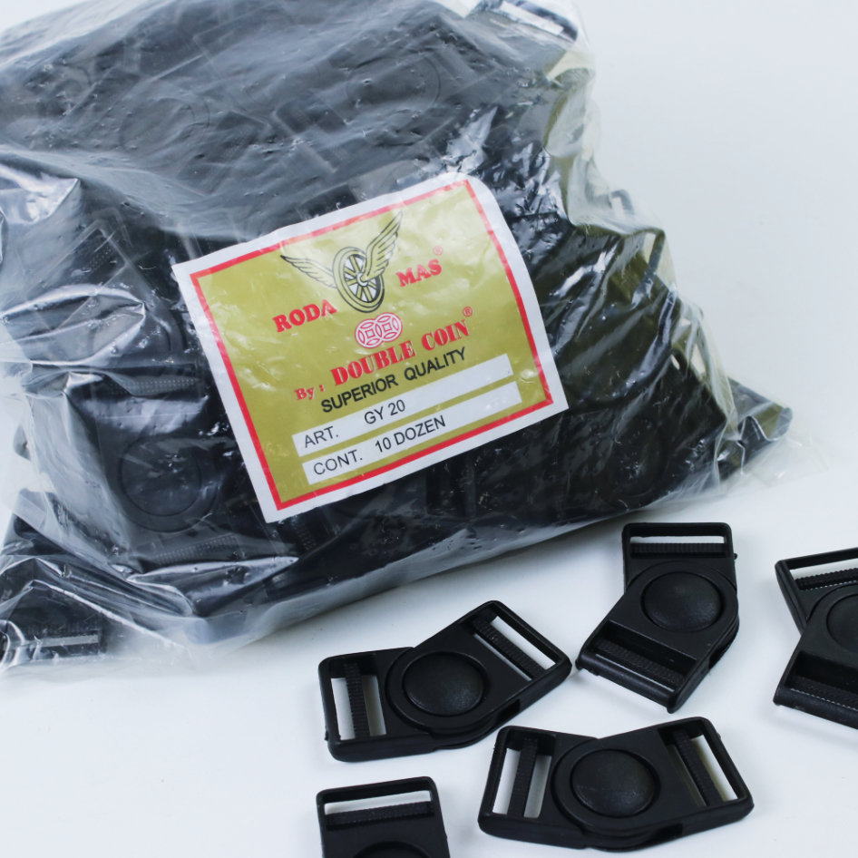 Stoper 2cm Hitam Roda Mas