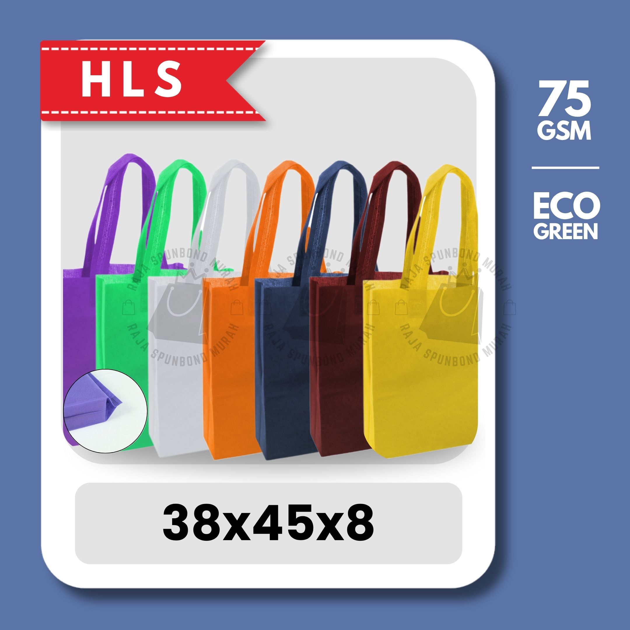 HLS 38X45X8 75 GSM