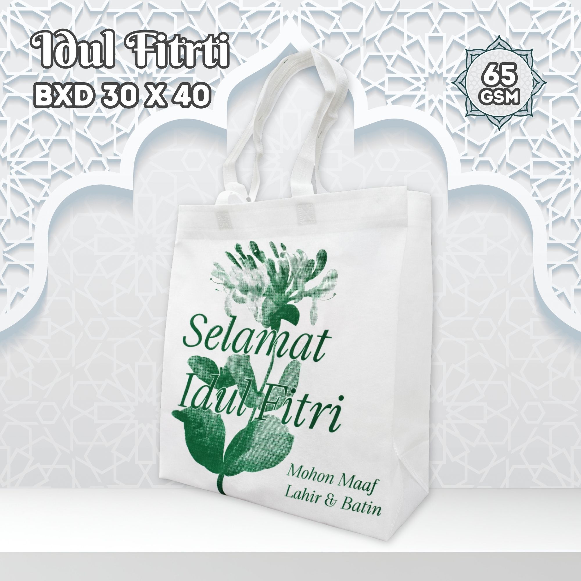 BXD 30 x 40  Putih (Bunga)
