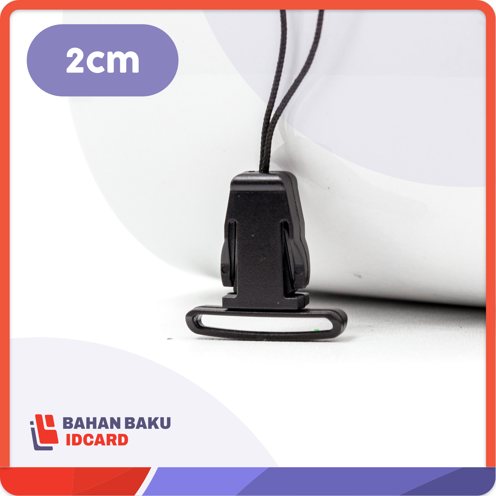 lanyard strap pipih 2cm