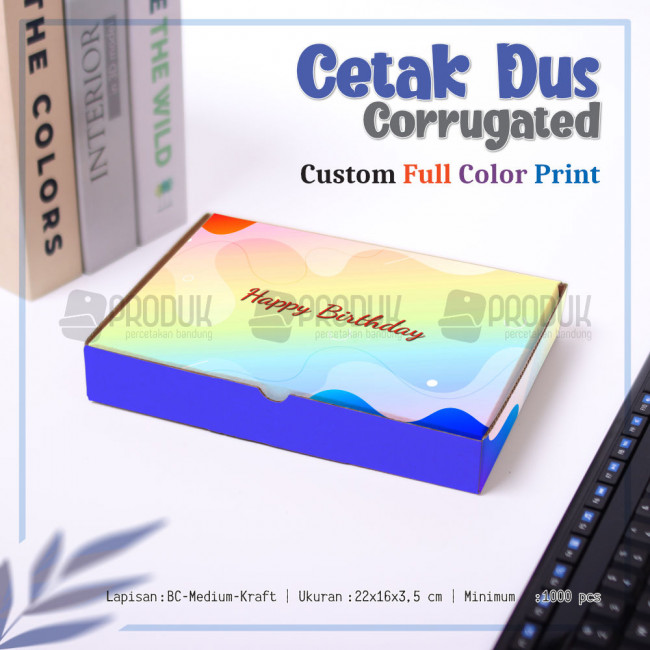 custom corrugated 22x16x3.5cm FC