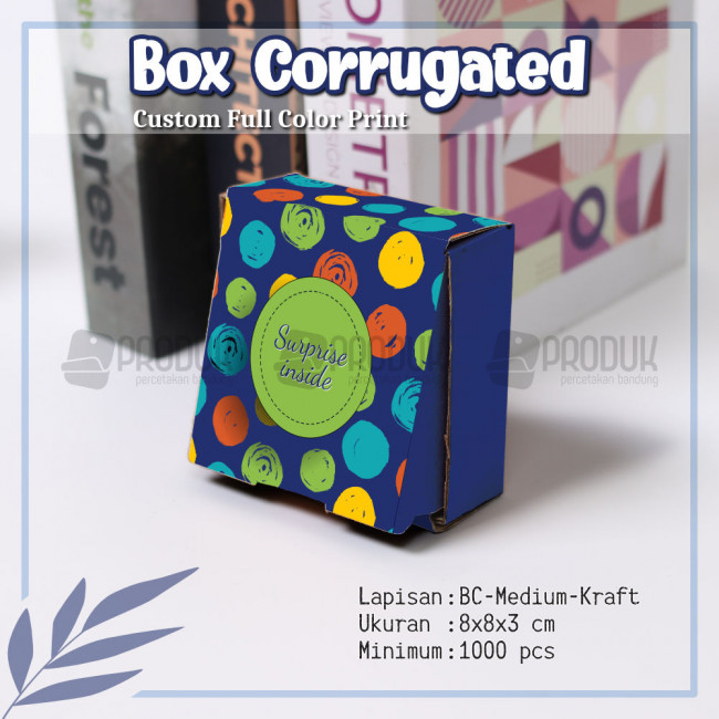 custom corrugated 8x8x3 cm FC