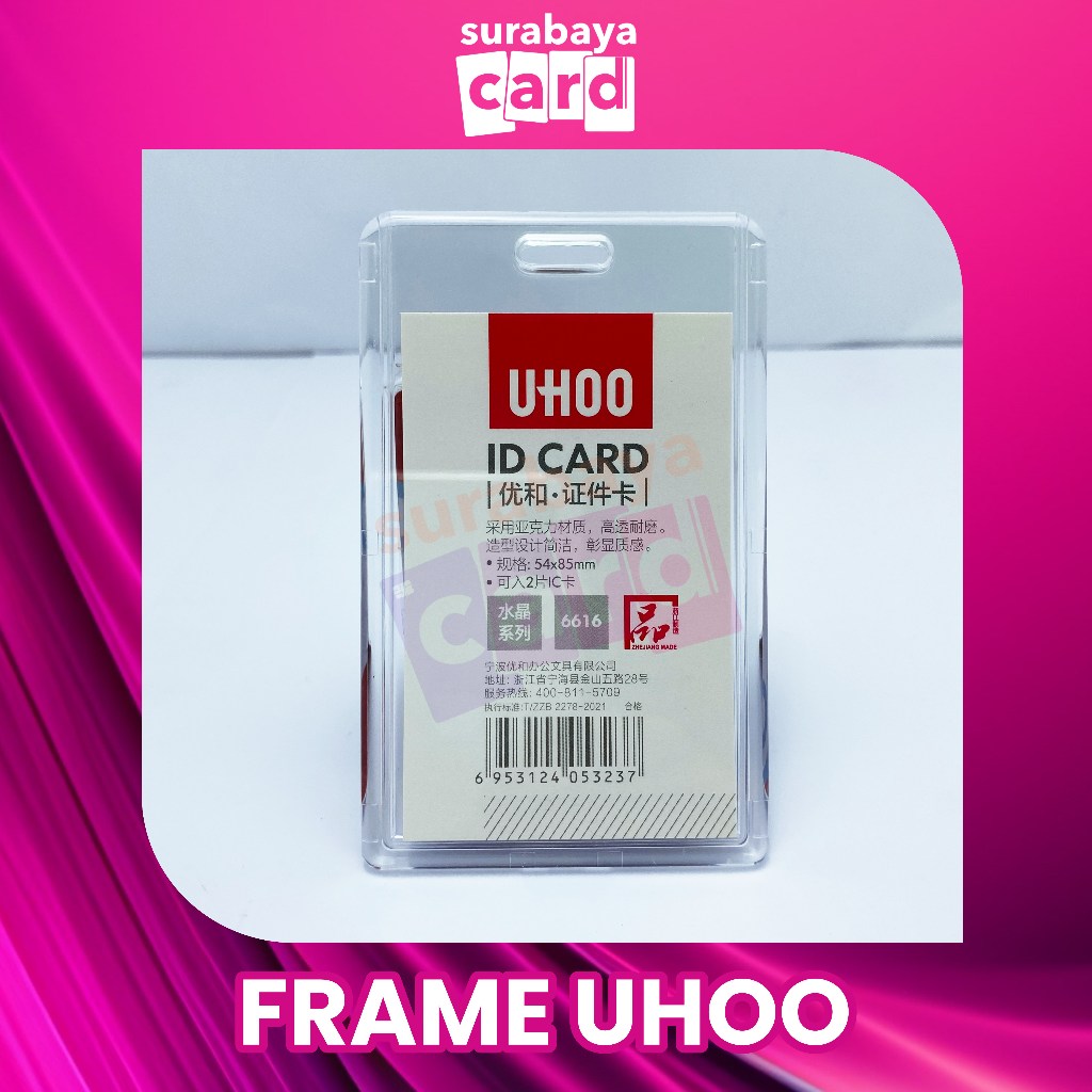 Frame UHO acrilik card cover