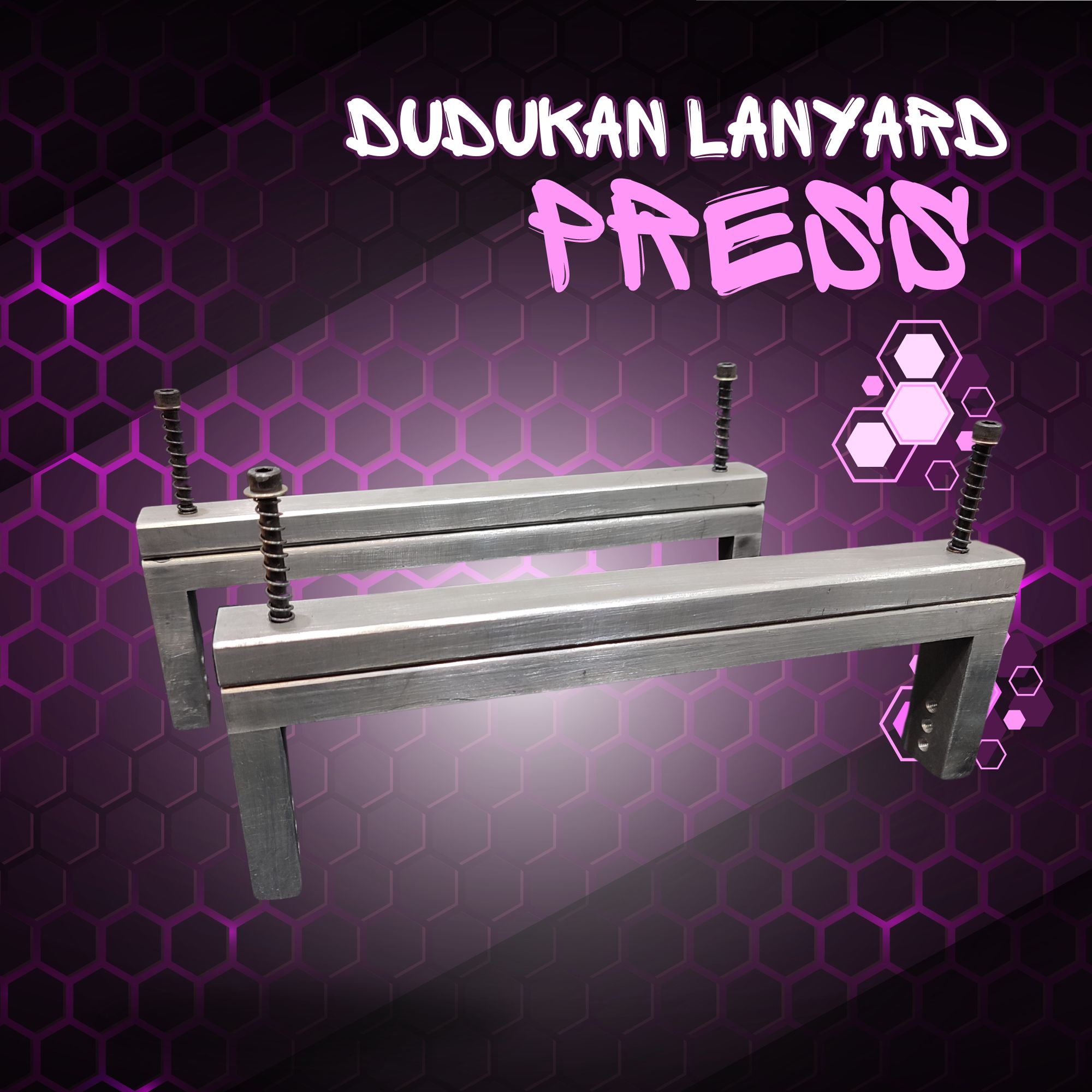 Dudukan lanyard press