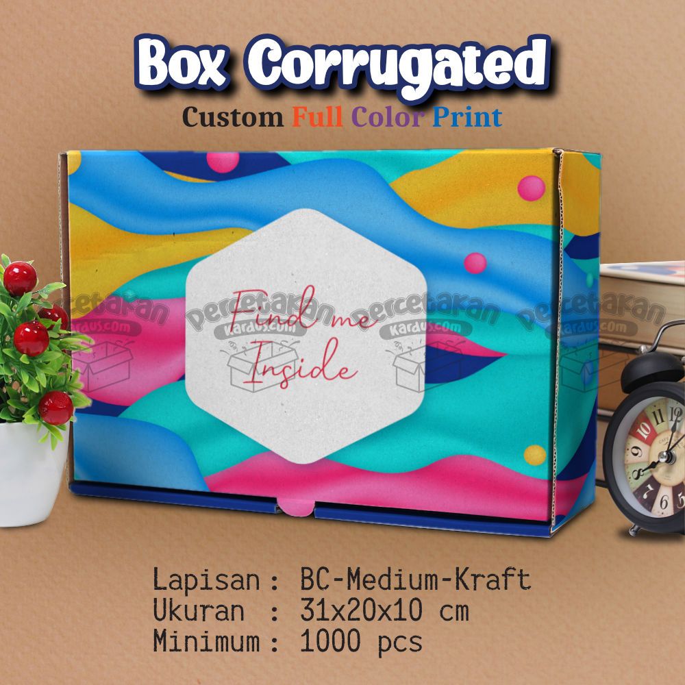 custom corrugated 31x20x10 cm FC