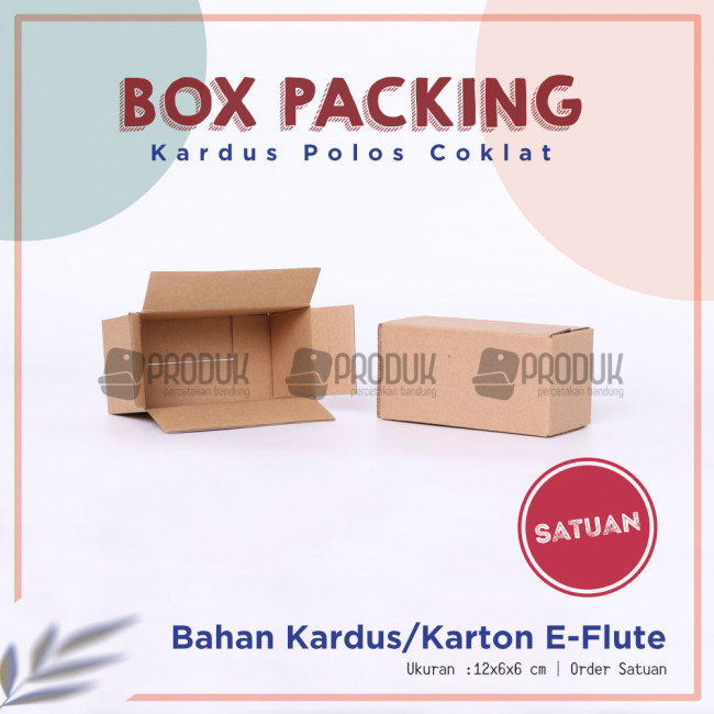 Corrugated lakban 12x6x6 cokelat