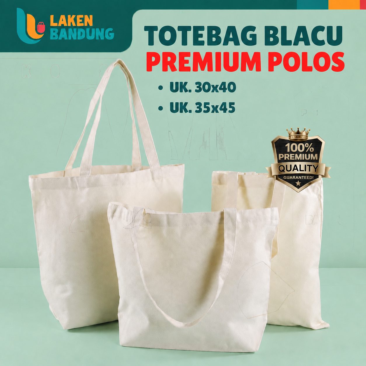 Totebag Blacu 35x45 Tebal