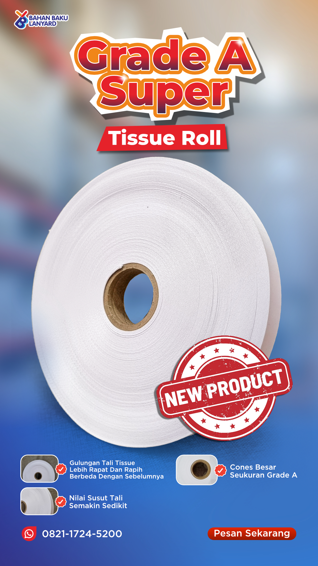 Tissue Roll 2 cm Super