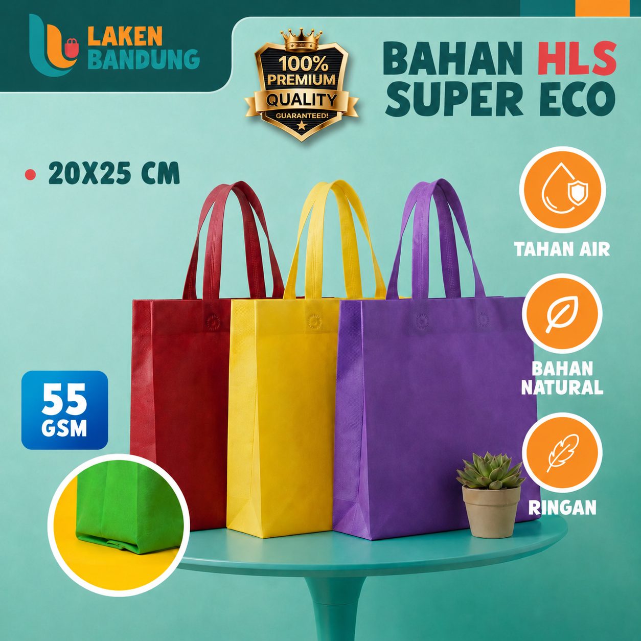 HLS 20X25X8 55 GSM