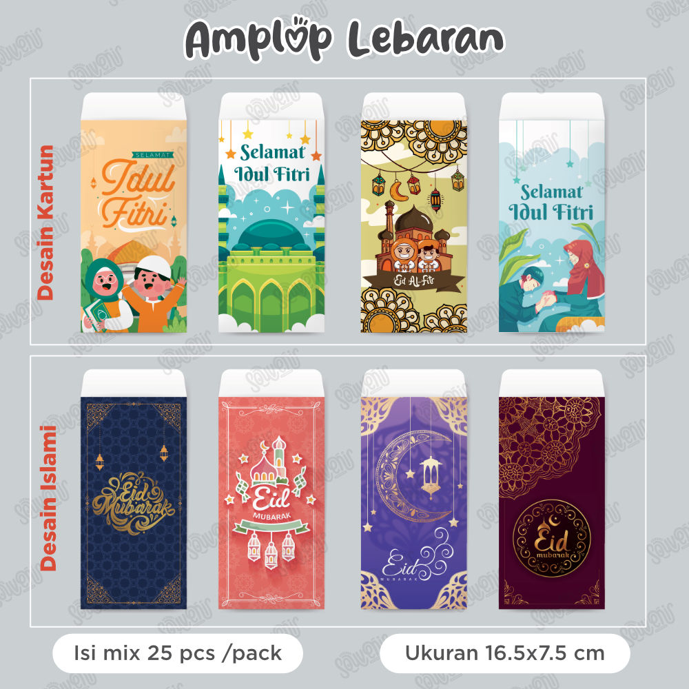 Amplop / angpau 16.5x7.5 cm