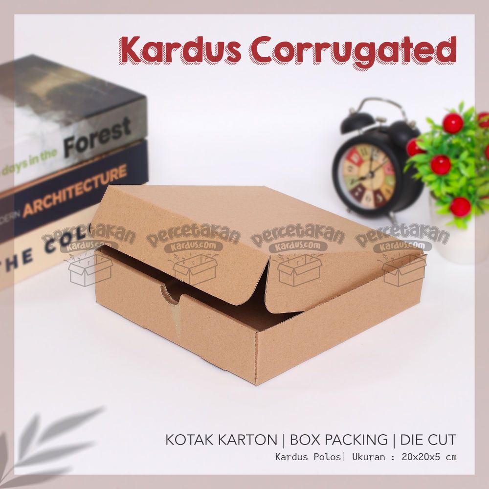 Box corrugated 20x20x5