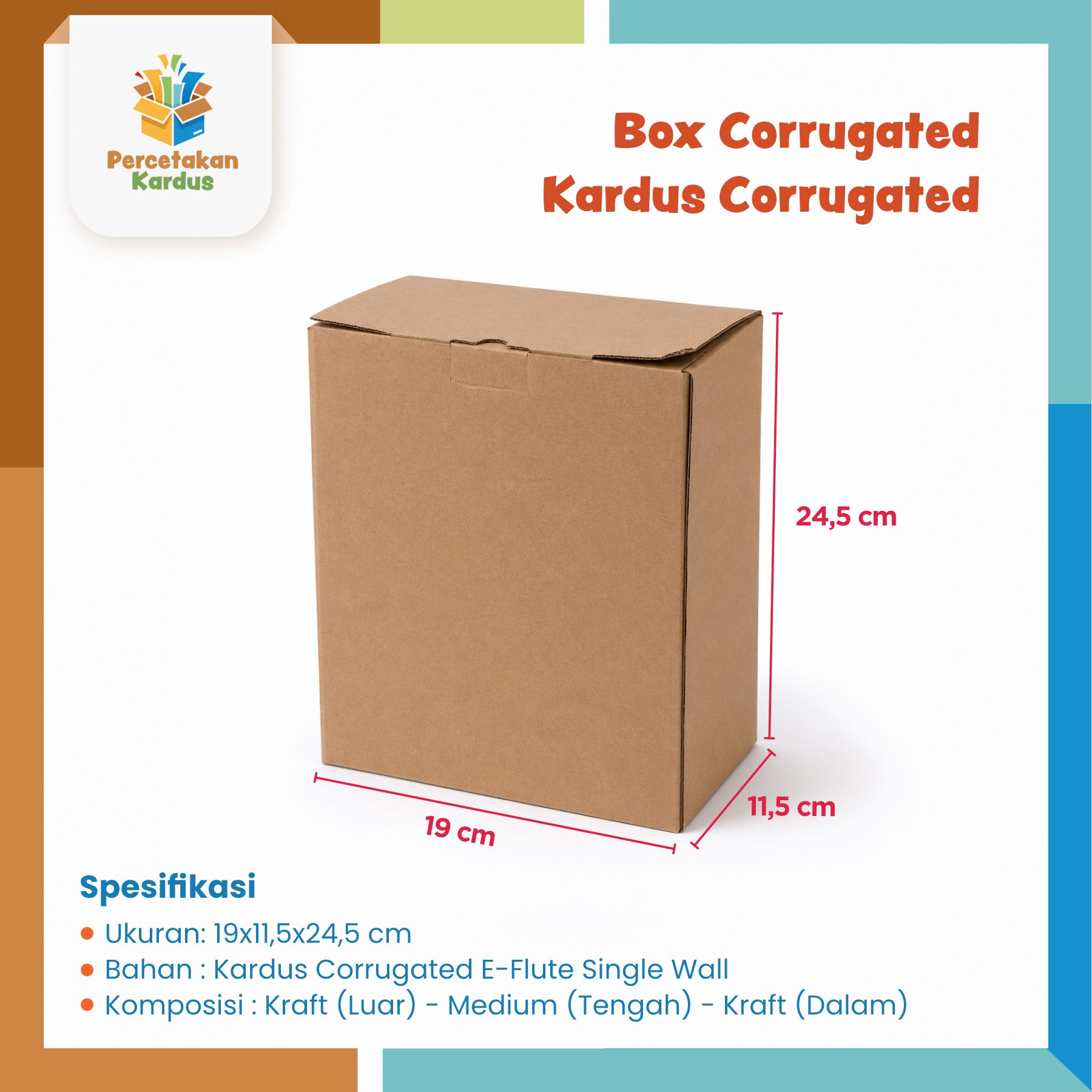 Box Thumbler uk 19x11.5x24.5 cm